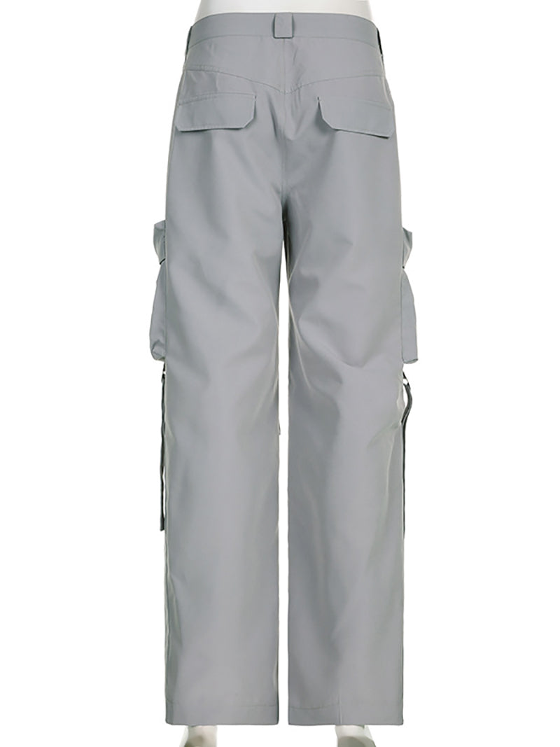 Loose Straight Casual Cargo Pants