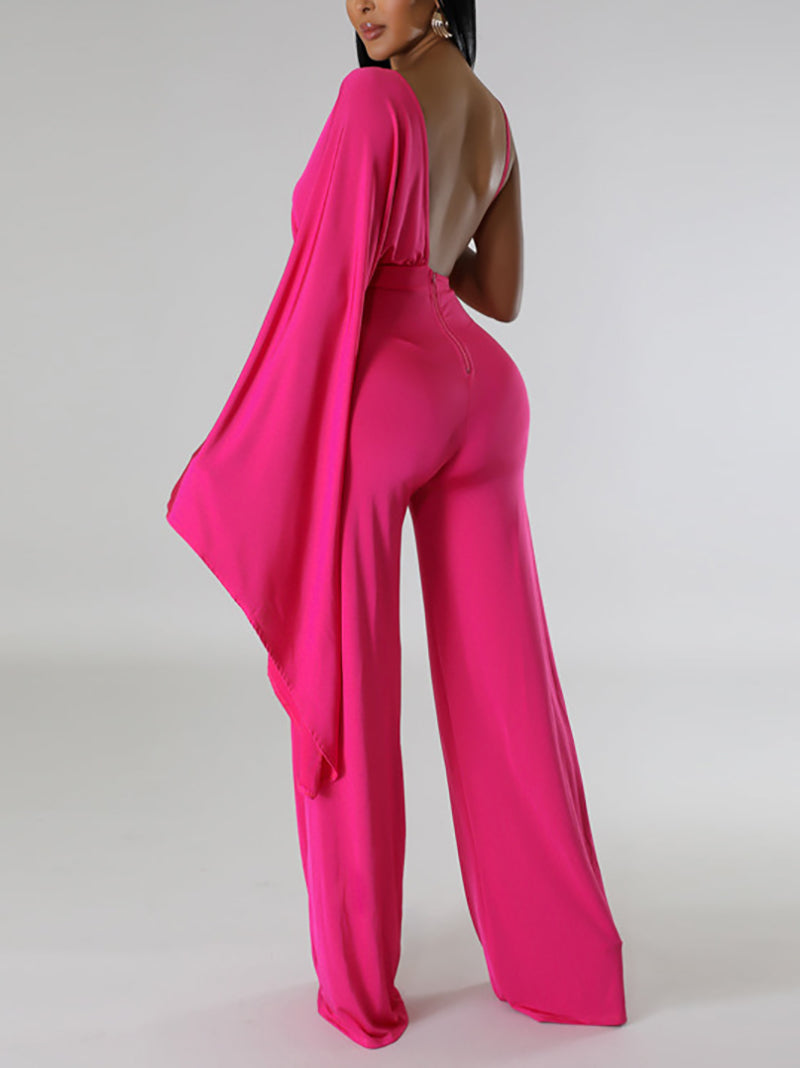 Sexy Single Long Sleeve Jumpsuit