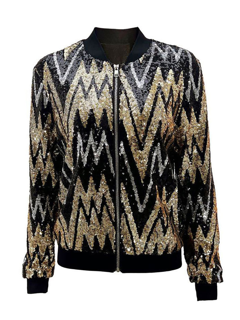 Fashion Sequin Jacket Coat