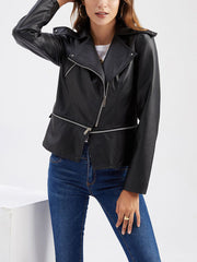 Detachable PU Leather Jacket