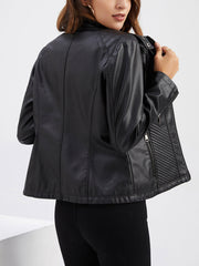 Biker Jacket PU Leather Coat