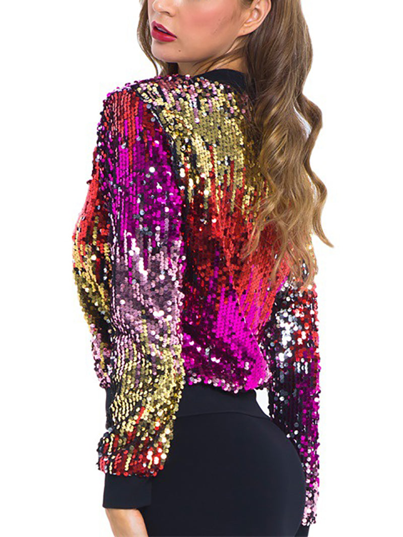 Fashion Sequin Jacket Coat