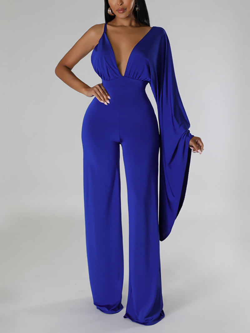 Sexy Single Long Sleeve Jumpsuit