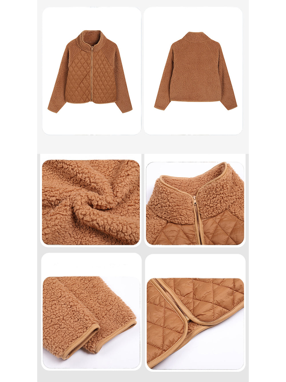 Fashion Plush Cardigan Jacket Coat