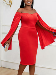 Boutique Off Shoulder Party Dress