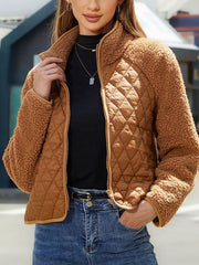 Fashion Plush Cardigan Jacket Coat