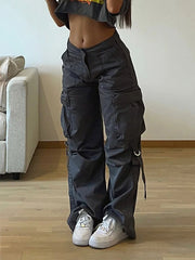 Loose Straight Casual Cargo Pants