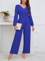 V-neck Slim Fashion Jumpsuit