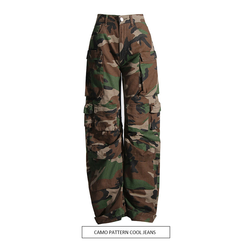 Casual Camo Jeans Cargo Pants