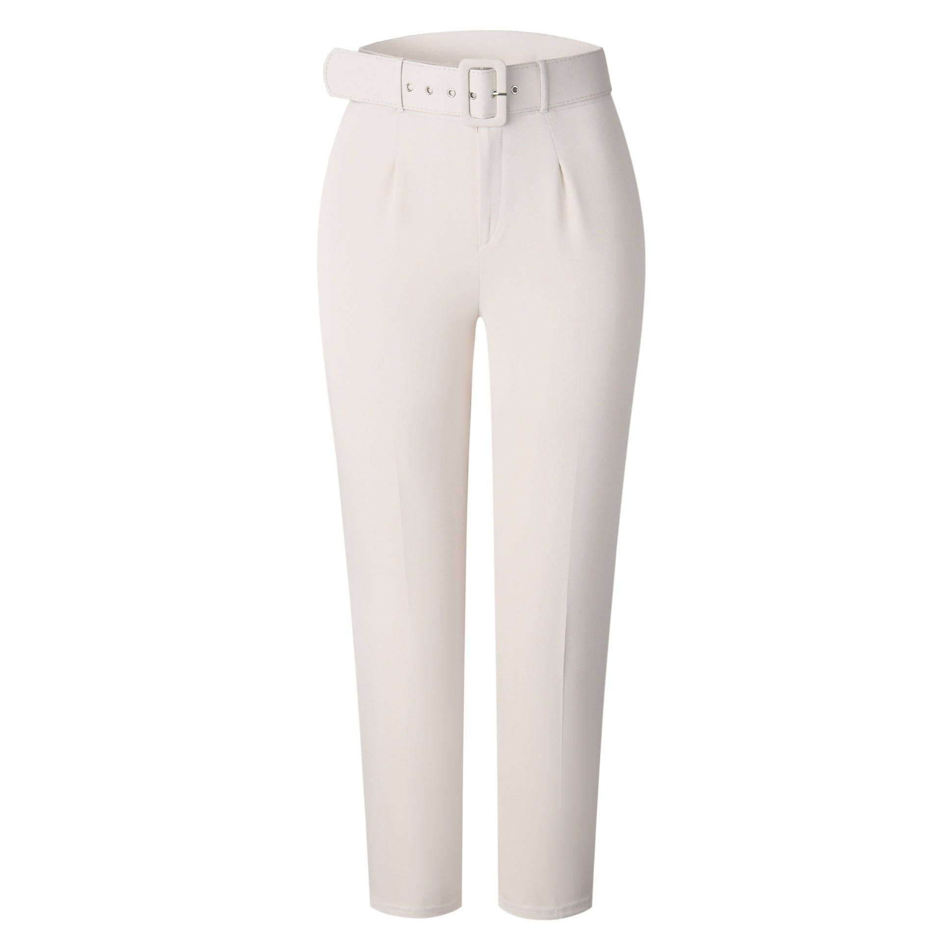 High Waist Slim Suit Pants