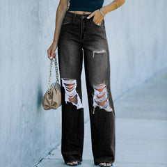 Fashion Slim Ripped Jeans