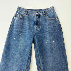 Paint Embellish Bandage Jeans