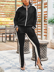 Off Shoulder Top Pants Sports Suit