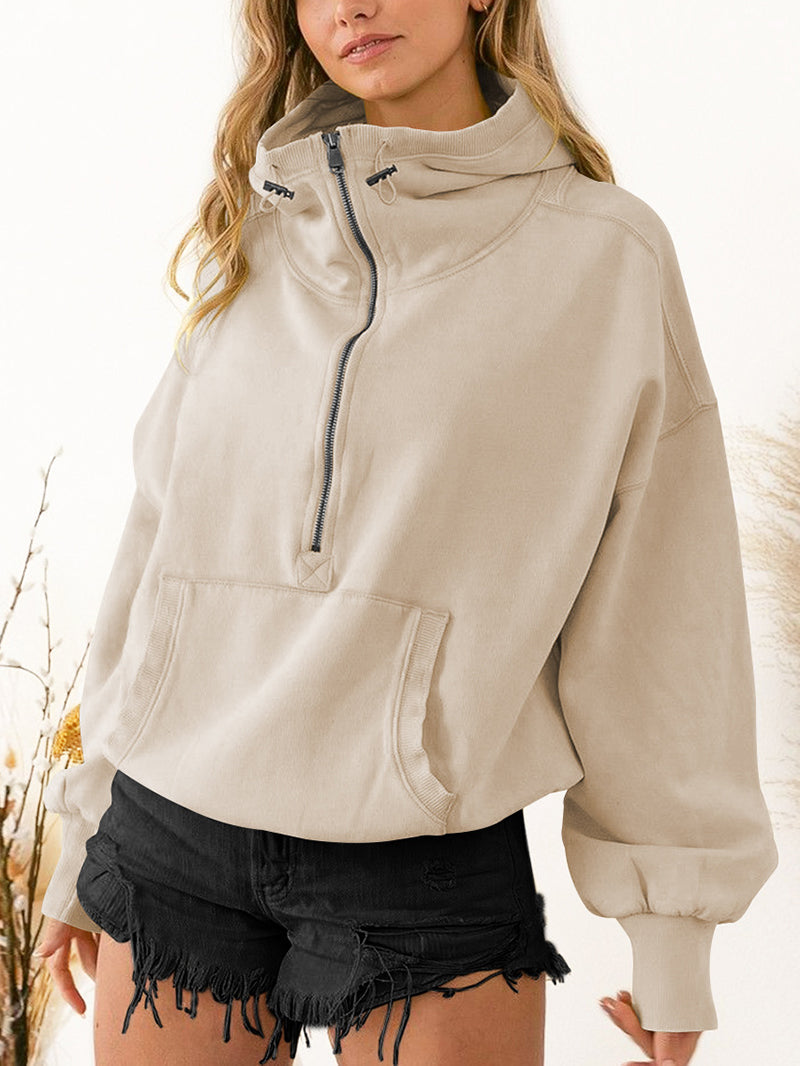 Drawstring Long Sleeve Hoodie