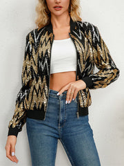 Fashion Sequin Jacket Coat