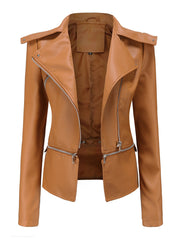 Detachable PU Leather Jacket