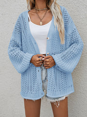 Hollow out Cardigan Beach Smock