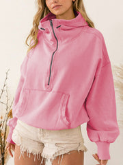 Drawstring Long Sleeve Hoodie