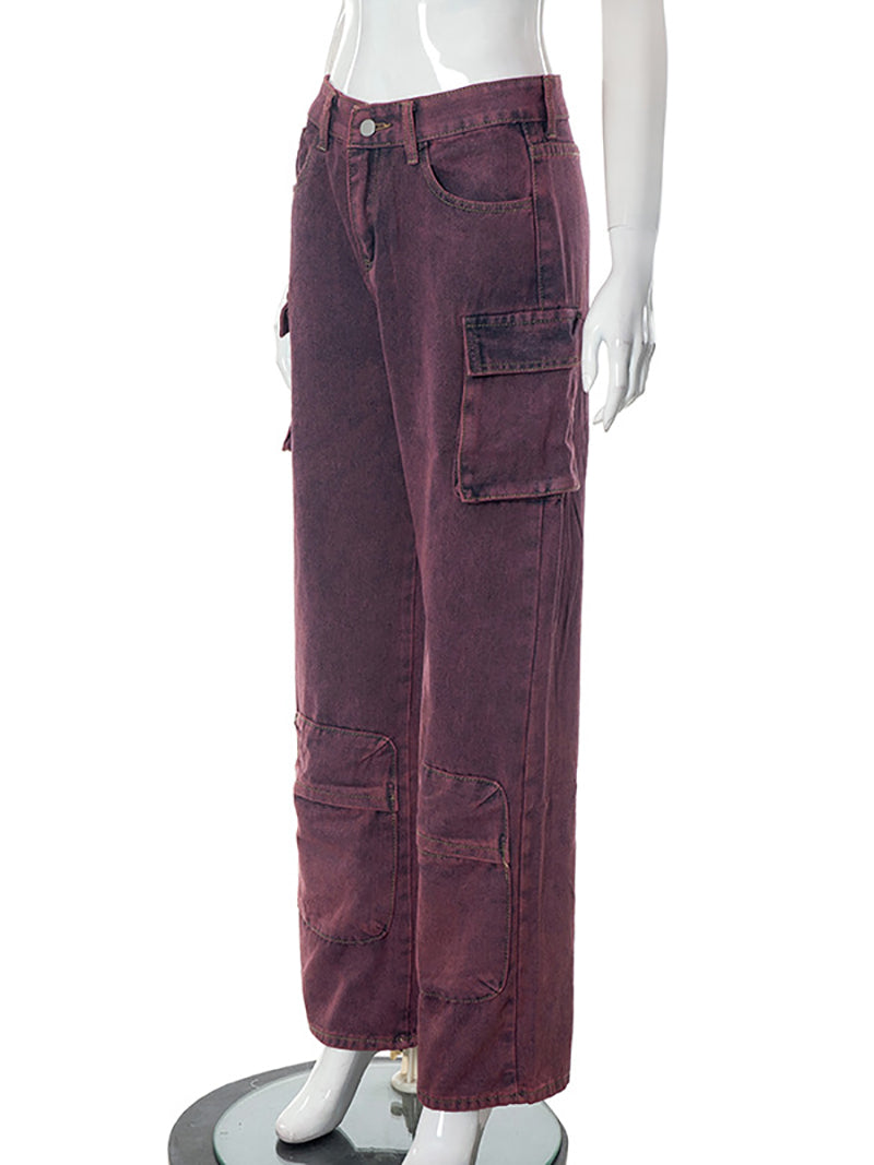 Fashion Multi-pocket Jeans