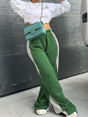 High Waist Wide Leg Casual Pants