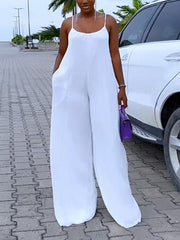 Loose Spaghetti Strap Jumpsuit