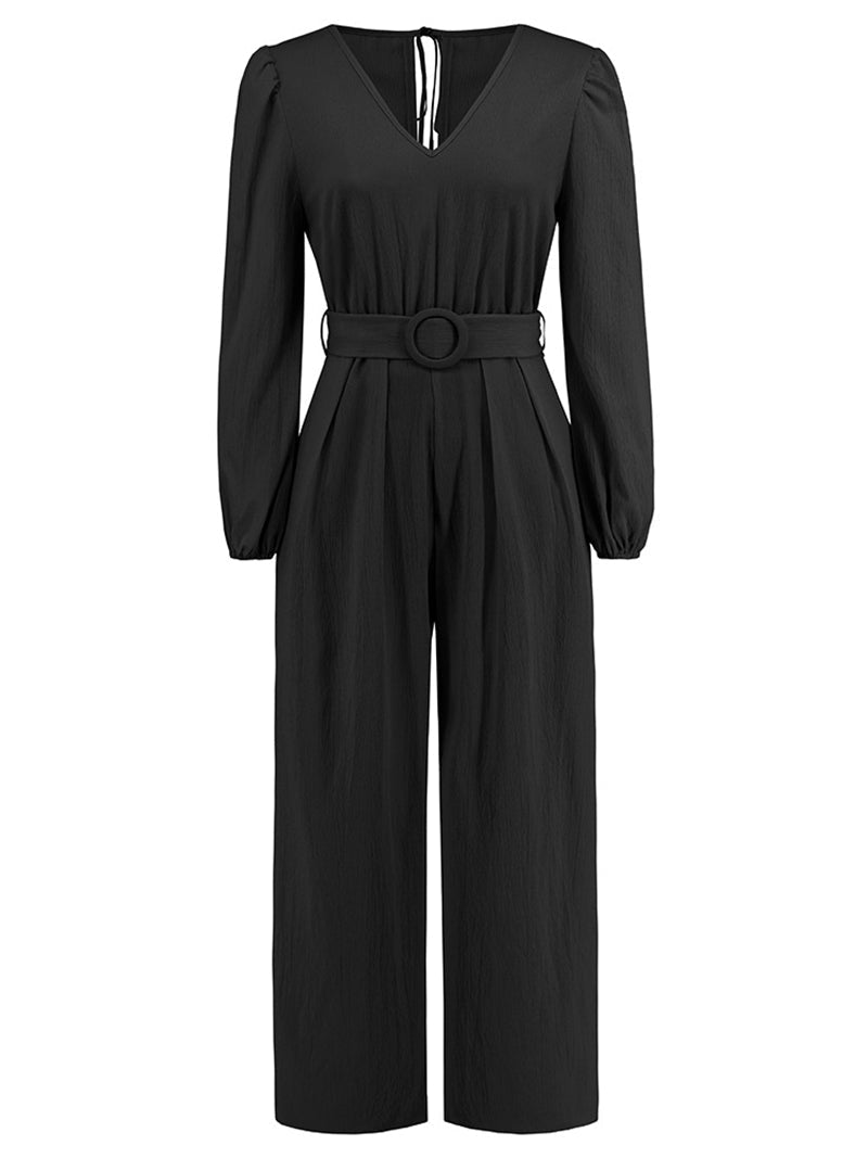 V-neck Slim Fashion Jumpsuit