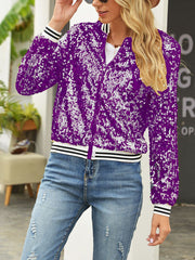 Fashion Sequin Jacket Coat