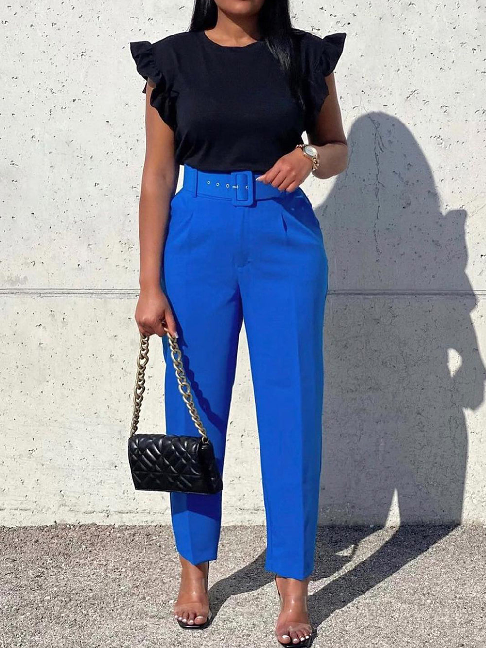 Fashion High Waist Pencil Pants