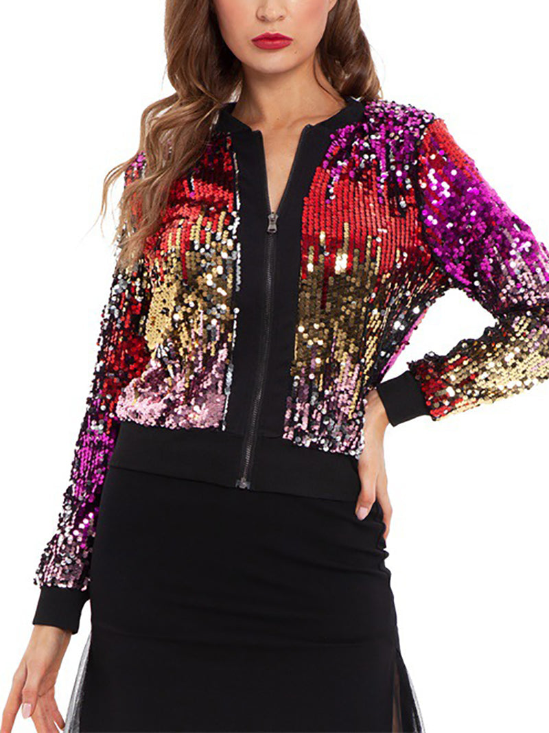 Fashion Sequin Jacket Coat