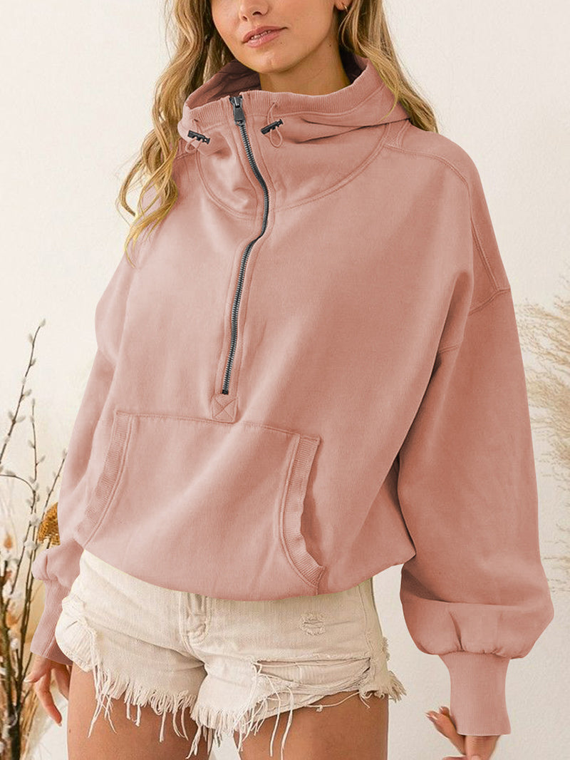 Drawstring Long Sleeve Hoodie