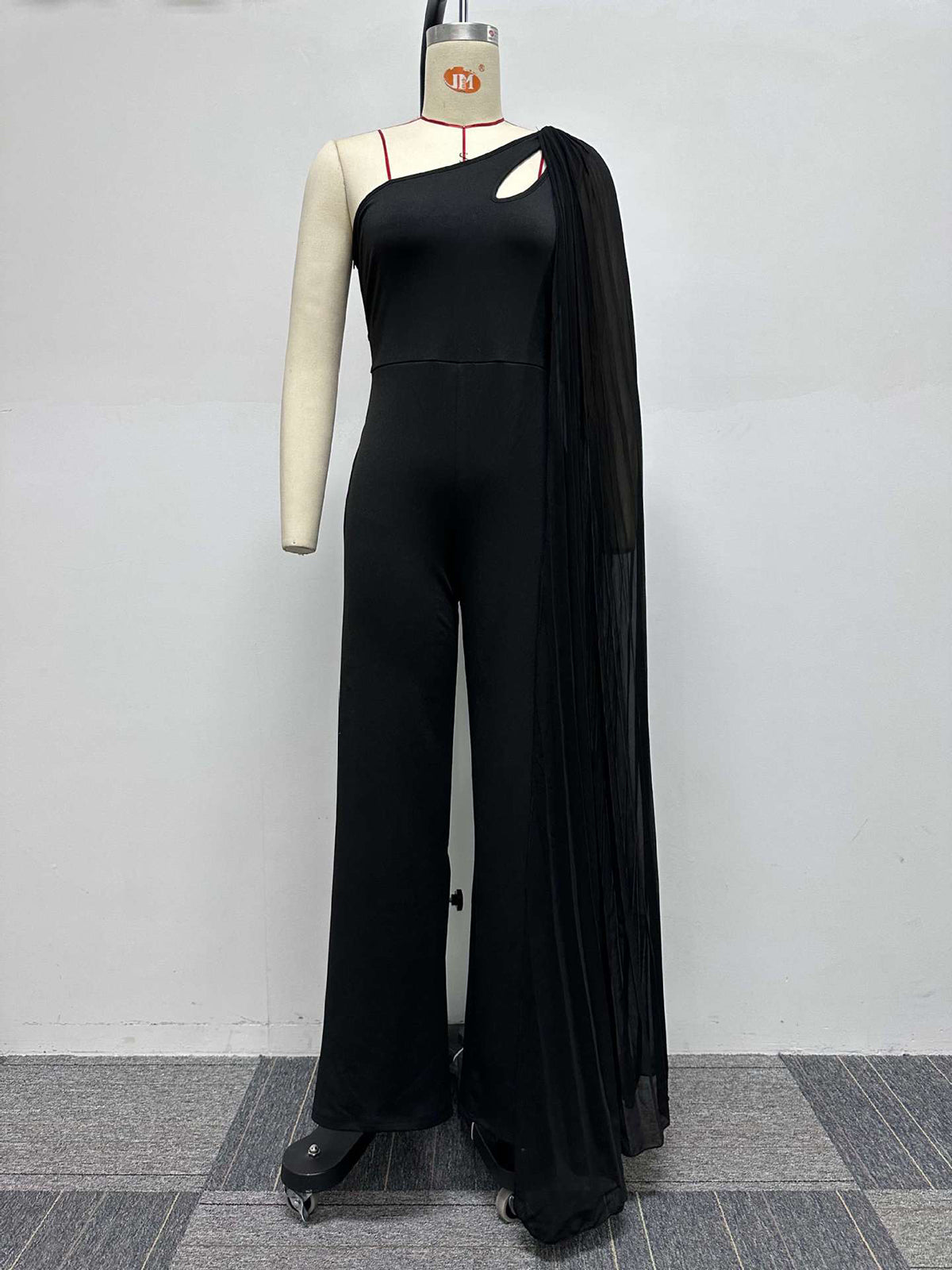 One Shoulder Hollow out Jumpsuit